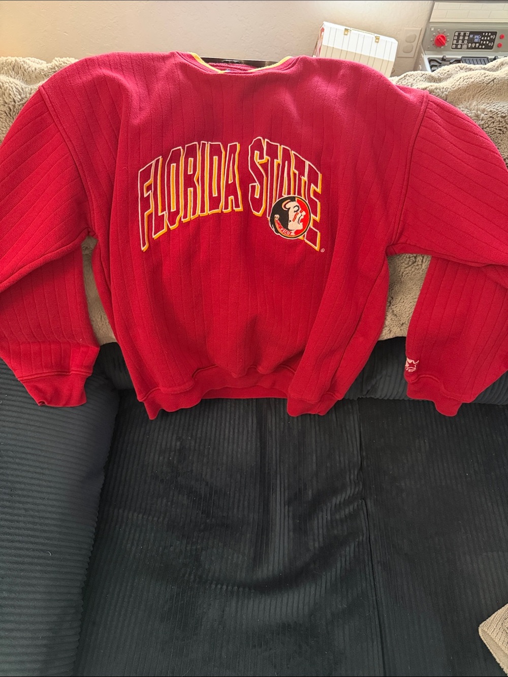 STARTER Maroon Pullover with Gold Trim